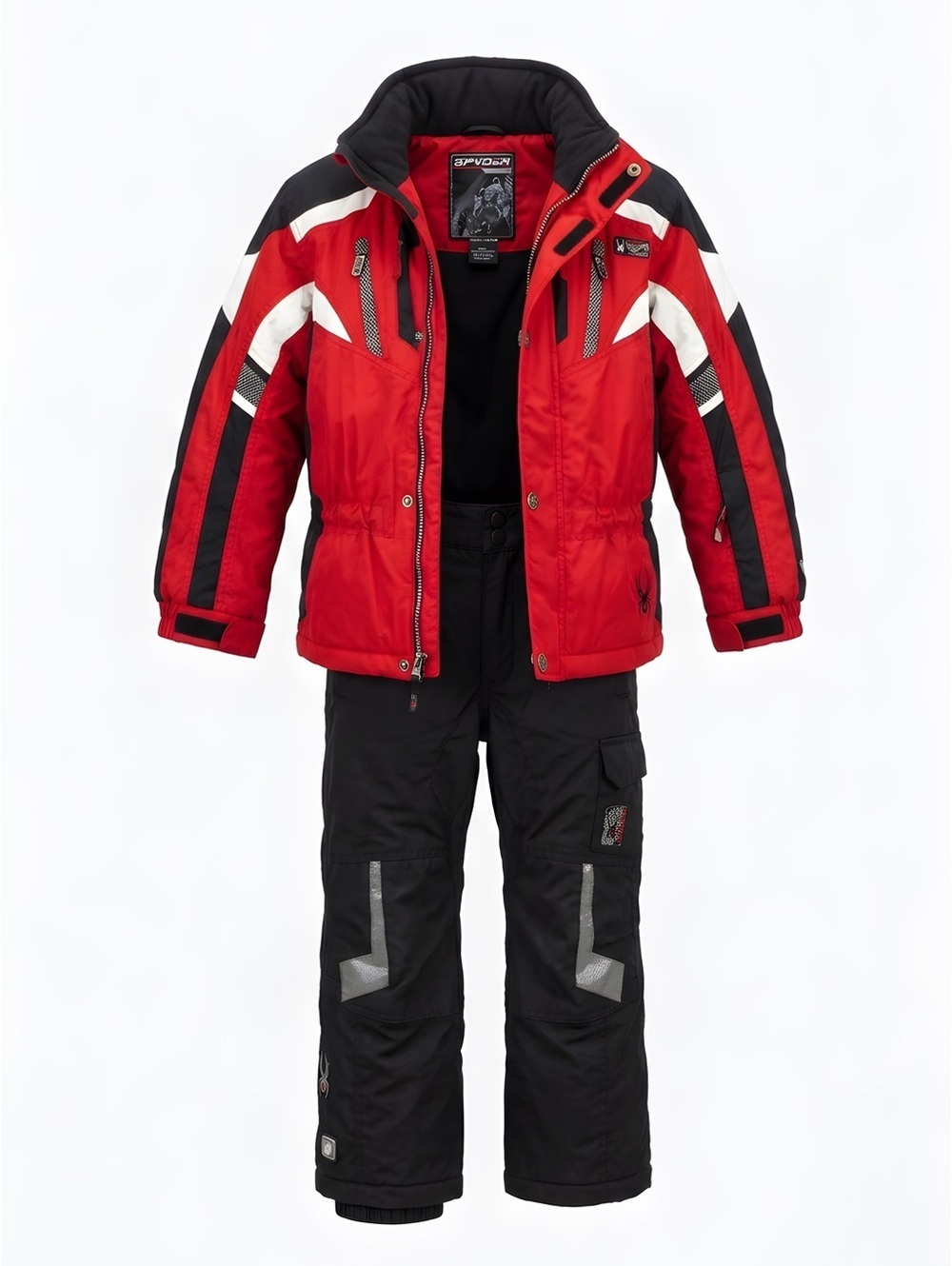 Spyder Kids Red and Black Ski Jacket and Pants